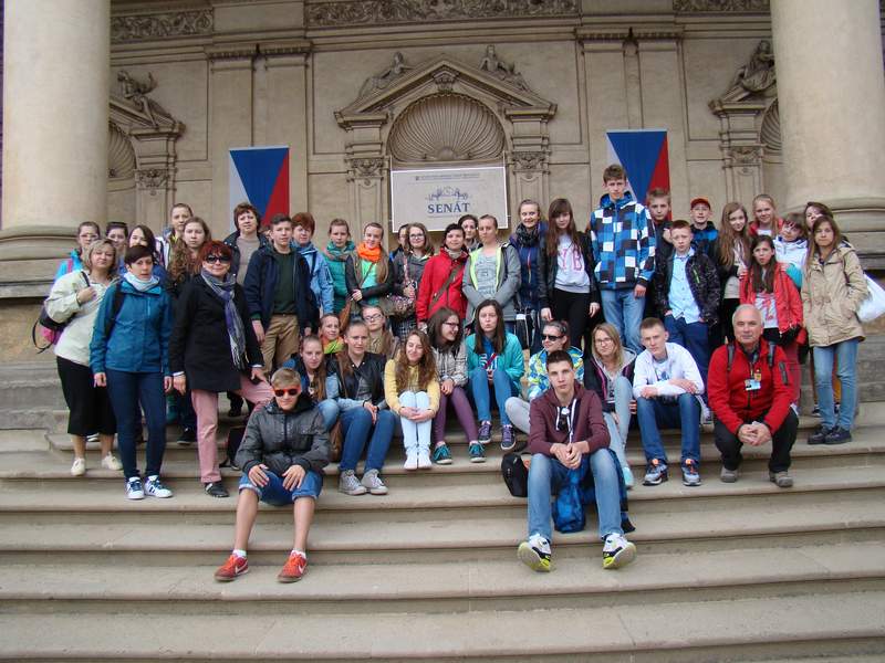 Wycieczka gimnazjalistw do Czeskiej Pragi