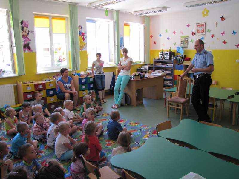 Pogadanka z policjantem - przedszkole